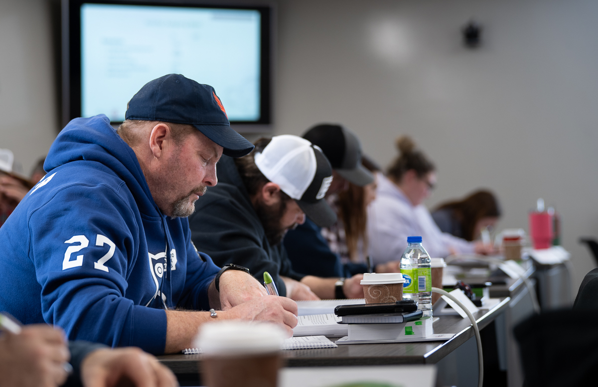 Participants in class