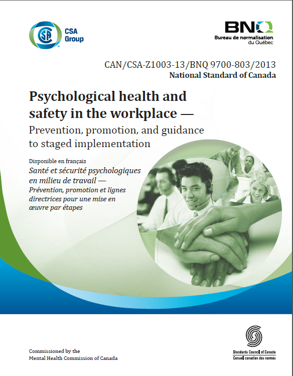 Cover of CSA Standard booklet