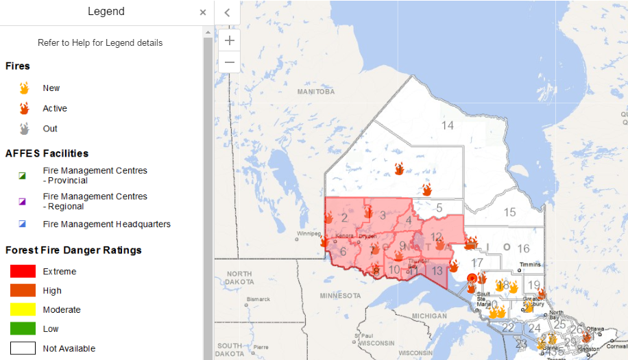 MNRF ON Forest Fires