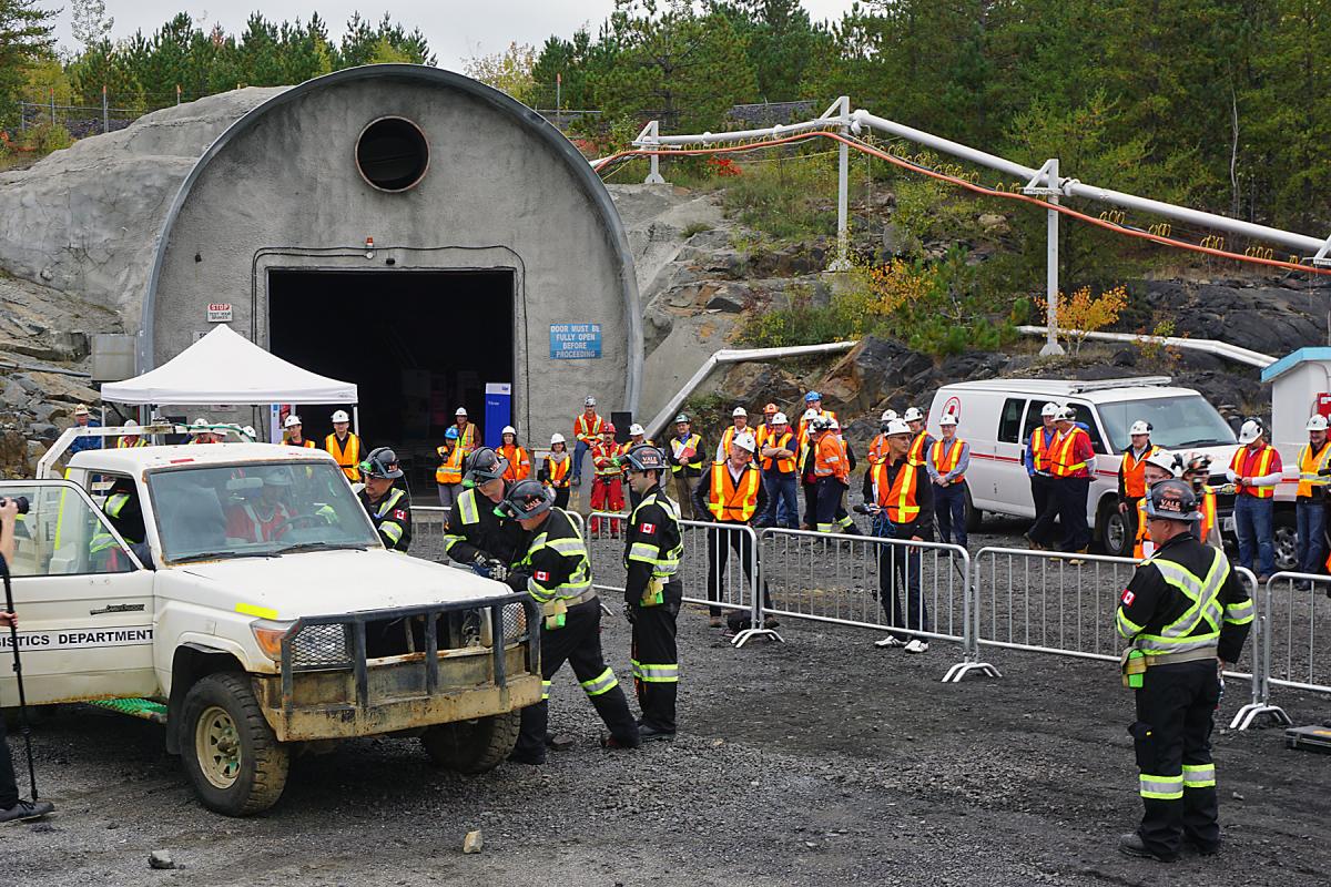 Mine Rescue IMRC announcement demo