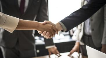 People shaking hands