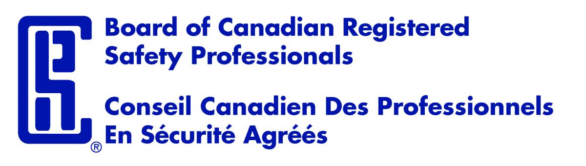 Platinum sponsor - Board of Canadian Registered Safety Professionals